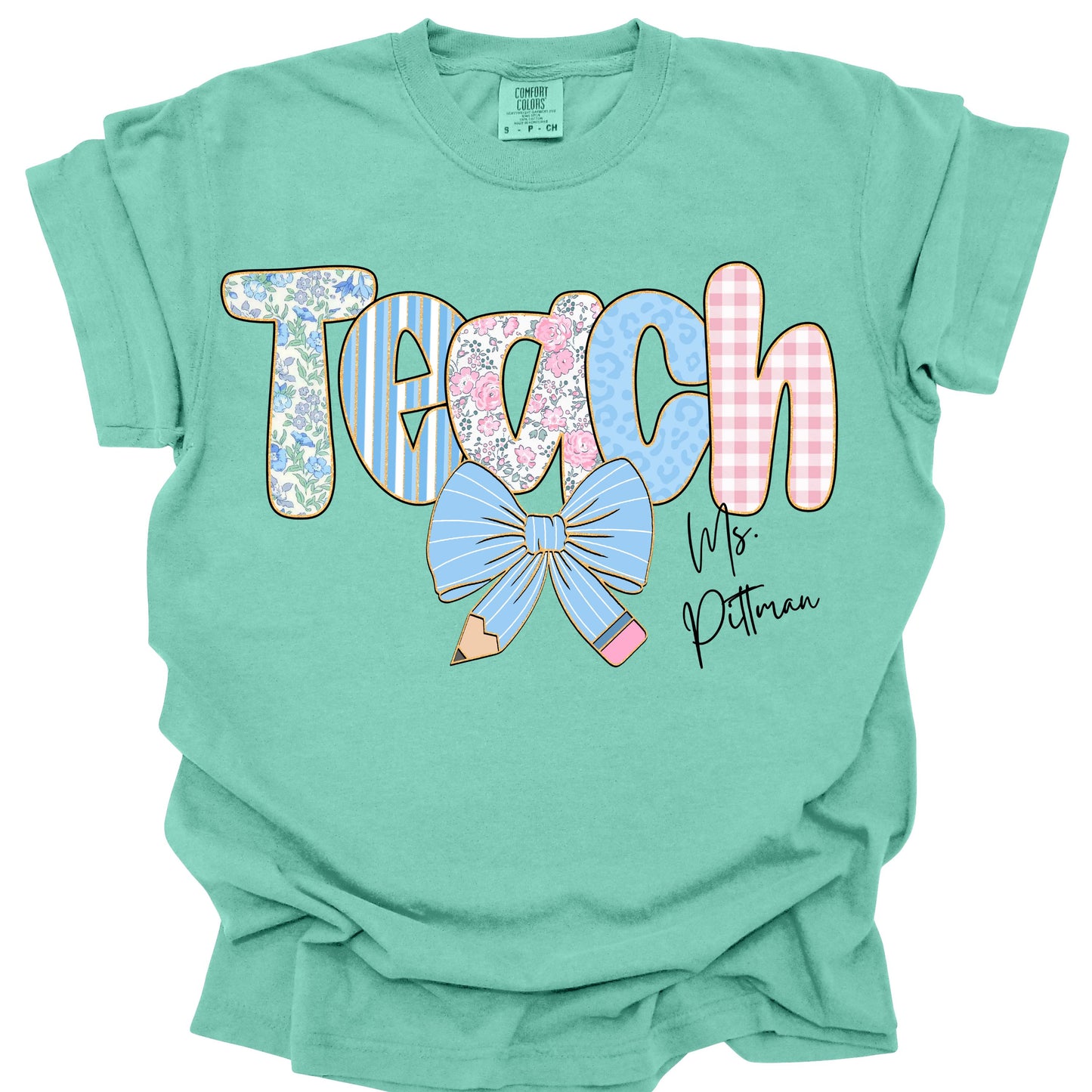 Teach Comfort color tee