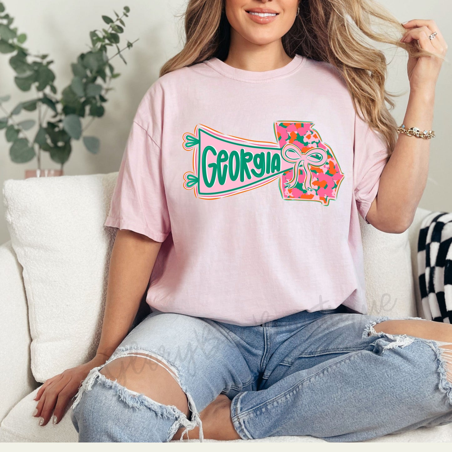 Preppy Georgia Pennant Tee