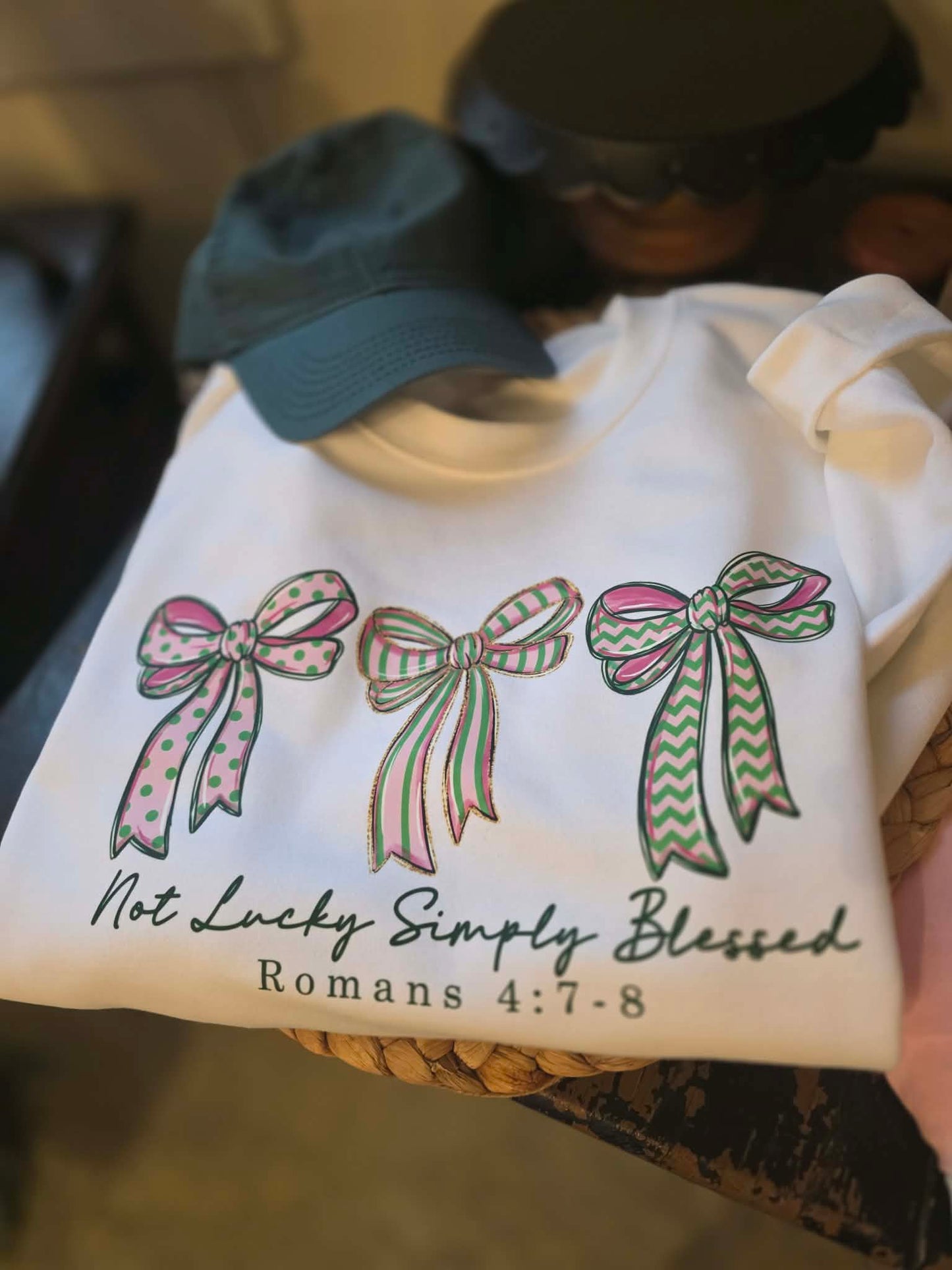 Not Lucky Simply Blessed Sweatshirt
