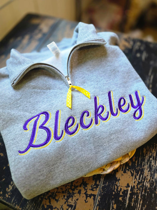 Bleckley 1/4 quarter zip