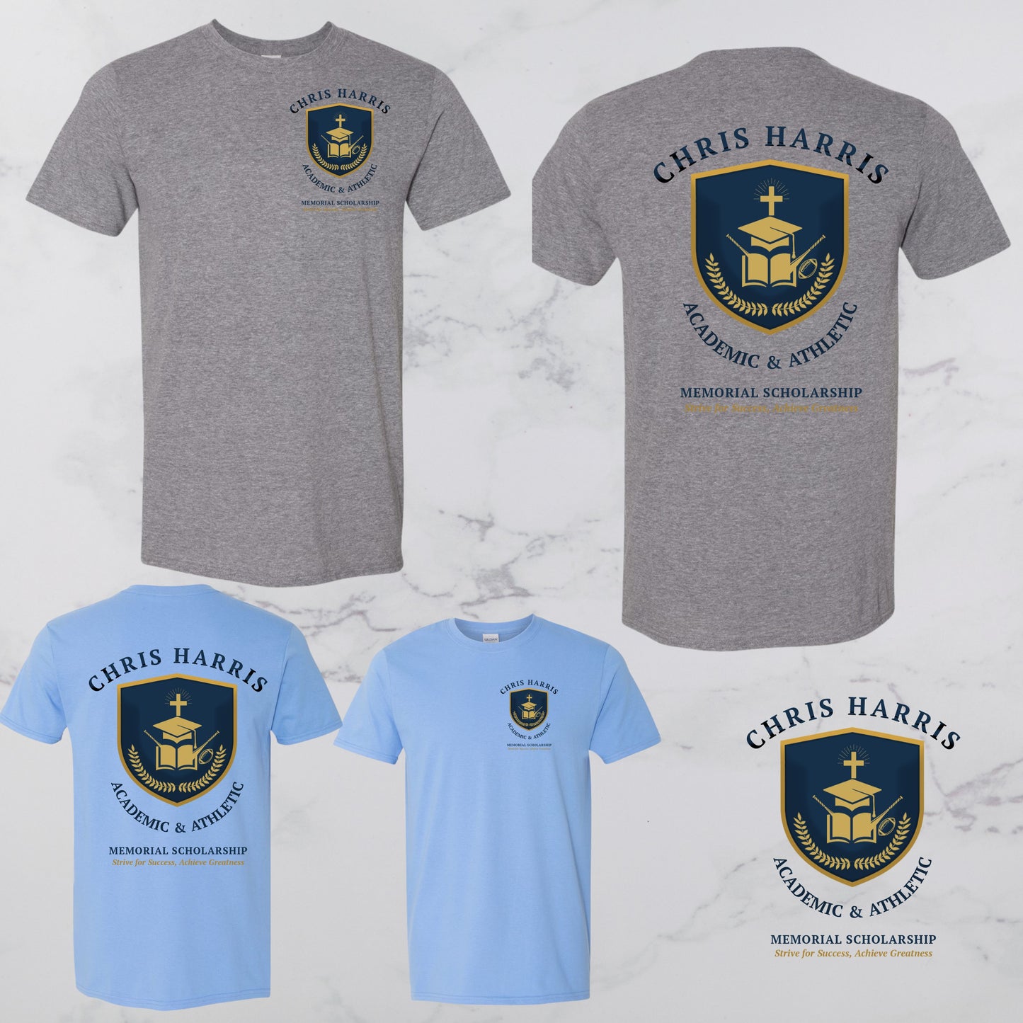 Chris Harris Memorial Scholarship Fundraiser- short sleeve